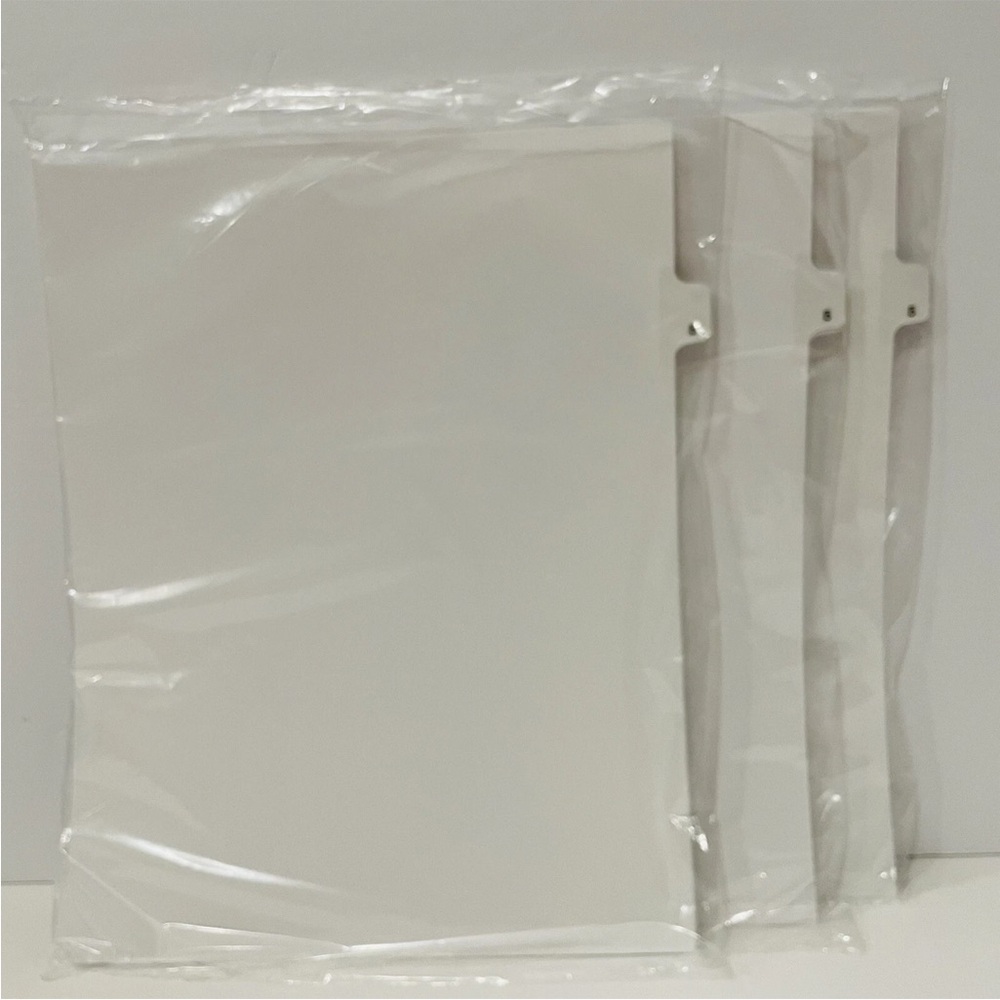 Avery-Style Legal Exhibit Side Tab Divider Title: 5 Letter White 25/Pack 11915